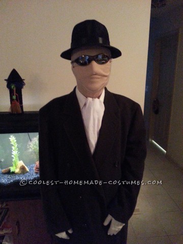 traje de hombre invisible