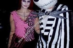 Coolest Nightmare Before Christmas Pareja Disfraz hecho en casa