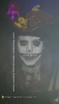 Disfraz de Halloween de pareja del Día de los Muertos DIY
