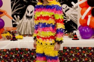 Disfraz de piñata de toro loco económico