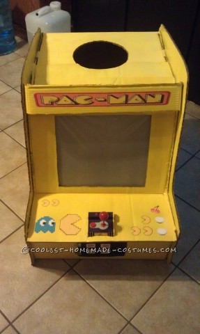 Traje jugable para el juego de arcade Pacman