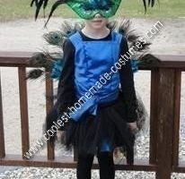 La mejor idea de disfraz de pavo real de Halloween