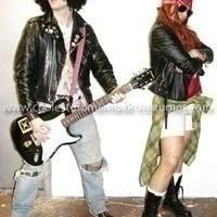 El disfraz de pareja más cool de Guns N Roses Axl Rose y Slash