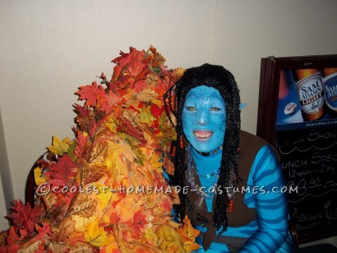 Disfraz de avatar de Neytiri hecho a mano
