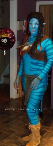 Disfraz de avatar de Neytiri hecho a mano