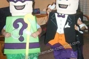 Los mejores disfraces de pareja DIY Lego Penguin y Lego Riddler