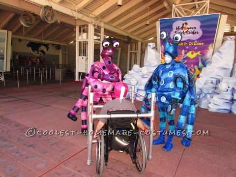 Traje de silla de ruedas de pista de lucha libre