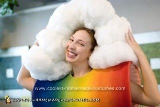 Idea de disfraz de arco iris de bricolaje para Halloween