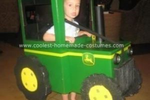 El mejor disfraz de Halloween del tractor John Deere