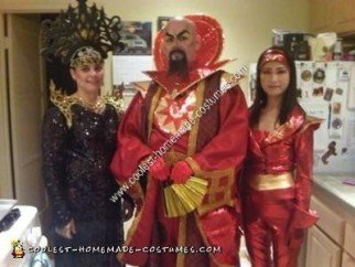 Disfraz de Ming the Merciless hecho en casa de Flash Gordon