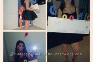 Bonito disfraz de chica Google