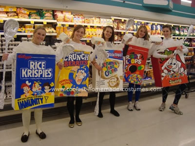Disfraz de caja de cereales