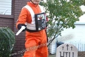 El traje de piloto X-Wing casero más genial de Luke Skywalker