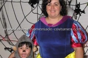Genial disfraz casero de Blancanieves