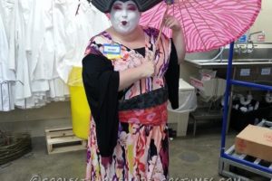 Disfraz de geisha talla grande