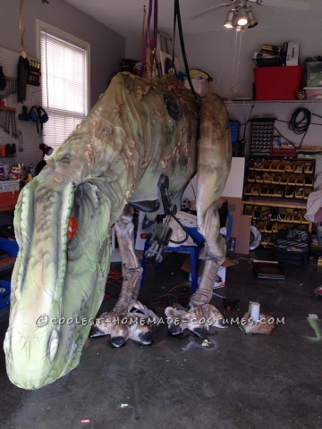 Disfraz épico de cyborg T-Rex hágalo usted mismo