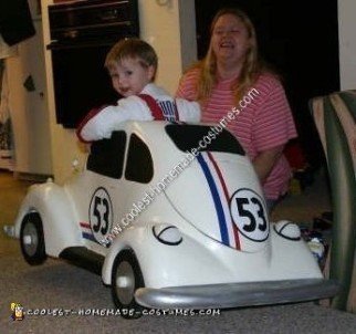 Disfraz de insecto amoroso casero de Herbie