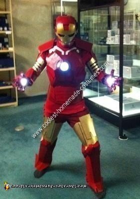 Idea de disfraz de Halloween de Iron Man DIY