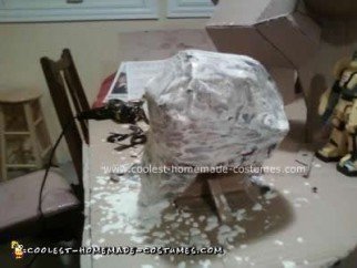 Disfraz de transformador de abejorro animado hecho en casa