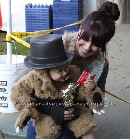 Disfraz de Punxsutawney Phil Surk para niño pequeño