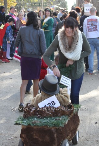 Disfraz de Punxsutawney Phil Surk para niño pequeño