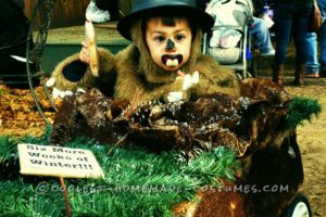 Disfraz de Punxsutawney Phil Surk para niño pequeño