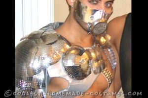 Disfraz de dios del inframundo de metal sexy para hombre