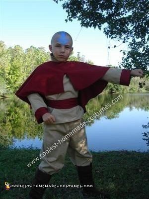 Aang Avatar The Last Airbender (versión de dibujos animados) Disfraz de Halloween