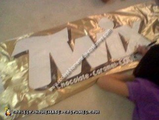 Disfraz de Twix casero sin coser