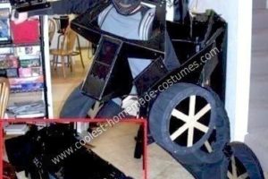 El Batimóvil Tumbler con transformador de traje hecho en casa más genial