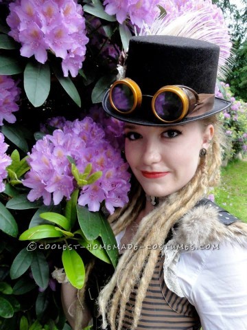 Genial disfraz Steampunk para mujer: Lady Ark Captain
