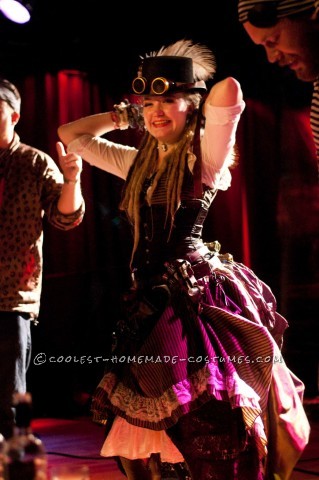 Genial disfraz Steampunk para mujer: Lady Ark Captain
