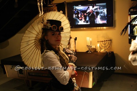 Genial disfraz Steampunk para mujer: Lady Ark Captain