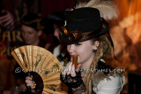 Genial disfraz Steampunk para mujer: Lady Ark Captain