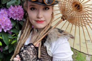 Genial disfraz Steampunk para mujer: Lady Ark Captain