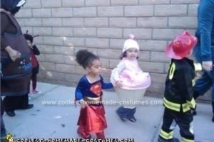 La mejor idea de disfraz de cupcake casero