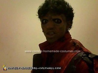 Idea de disfraz de Halloween única hecha en casa de Michael Jackson Thriller