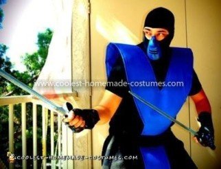 Traje casero Mortal Kombat Sub Zero