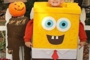 El mejor disfraz DIY de Bob Esponja para Halloween