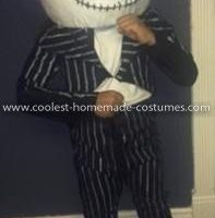 Genial disfraz de Jack Skellington para Halloween