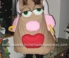 El mejor disfraz casero de Sra. Potato Head