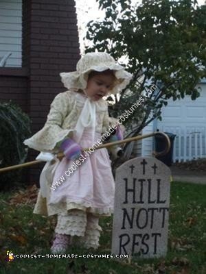 Disfraz de Halloween de Little Bo Peep hecho a mano