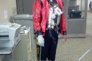 Traje de Michael Jackson hecho a mano