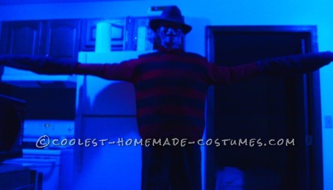 Disfraz de Freddy Krueger de Pesadilla espeluznante en Elm Street