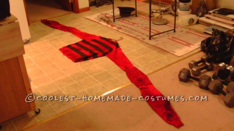 Disfraz de Freddy Krueger de Pesadilla espeluznante en Elm Street
