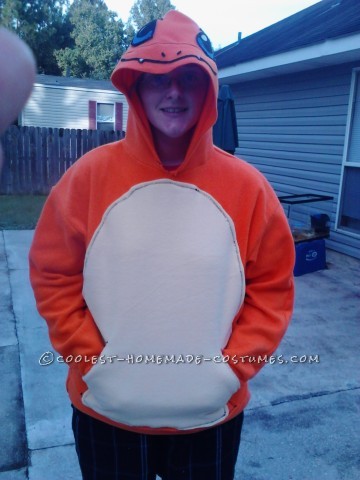 Cool DIY Pokemon disfraz con capucha Charmander