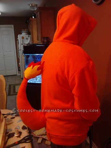 Cool DIY Pokemon disfraz con capucha Charmander