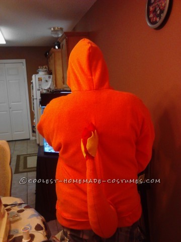Cool DIY Pokemon disfraz con capucha Charmander