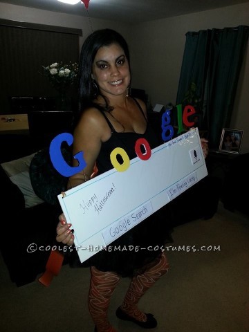 Bonito disfraz de chica Google