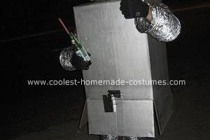 Caja de cartón Robot DIY Disfraz de Halloween